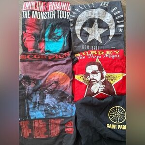 5 shirts